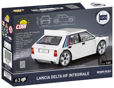 COBI Lancia Delta HF Intg. brick model car - COBI 24509 - 63 bricks car Cobi