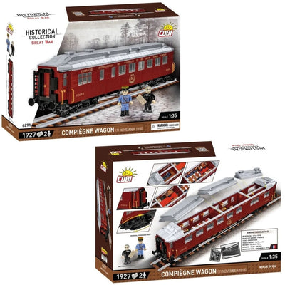 Compiegne wagon brick model 1918 - COBI 6291 - 1945 bricks Toys & Games Cobi