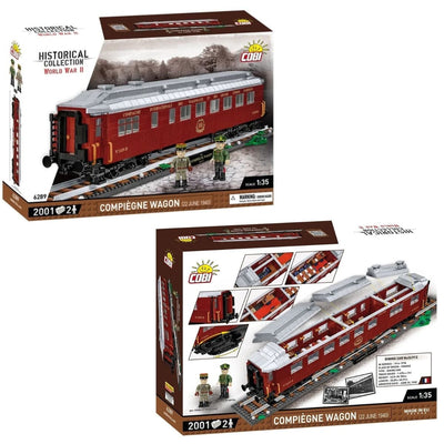 Compiegne wagon brick model 1940 - COBI 6289 - 2030 bricks Toys & Games Cobi