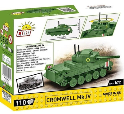Cromwell MK.IV brick tank model - COBI 3091 - 110 bricks Tank Cobi