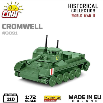 Cromwell MK.IV brick tank model - COBI 3091 - 110 bricks Tank Cobi