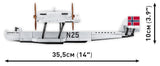 Dornier D0 J Wal ‘Amundsen’ N-25 aircrafft model- COBI 1384 - 478 bricks Planes Cobi