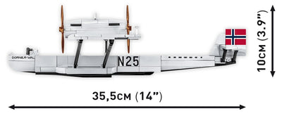 Dornier D0 J Wal ‘Amundsen’ N-25 aircrafft model- COBI 1384 - 478 bricks Planes Cobi