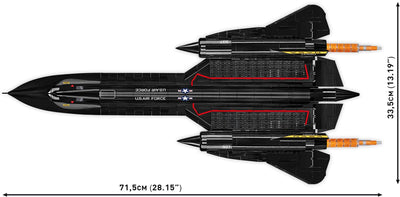 Executive Edition Lockheed SR-71 Blackbird brick aircraft model - COBI 5890 - 1379 bricks Planes Cobi