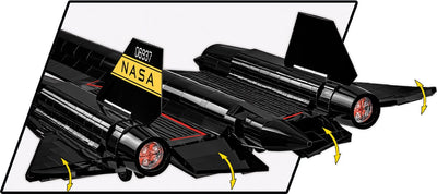 Executive Edition Lockheed SR-71 Blackbird brick aircraft model - COBI 5890 - 1379 bricks Planes Cobi