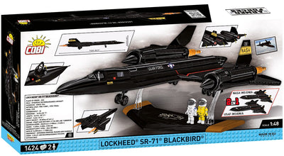 Executive Edition Lockheed SR-71 Blackbird brick aircraft model - COBI 5890 - 1379 bricks Planes Cobi