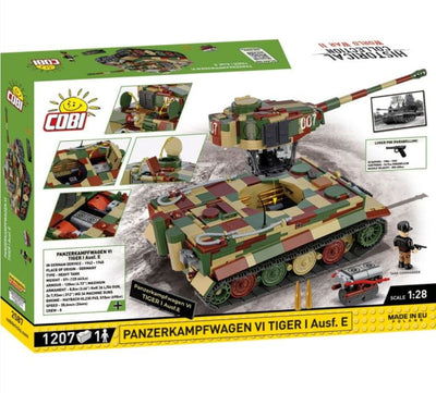 Executive Edition Panzerkampfwagen VI Tiger Ausf. E.- COBI 2587 - 1207 brick tank Tank Cobi