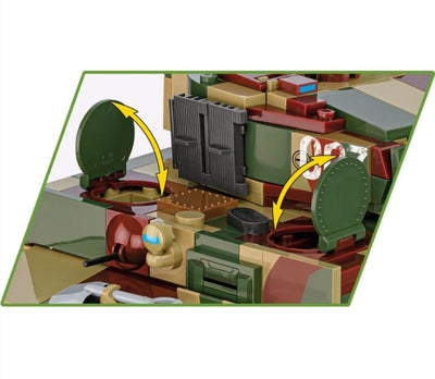 Executive Edition Panzerkampfwagen VI Tiger Ausf. E.- COBI 2587 - 1207 brick tank Tank Cobi