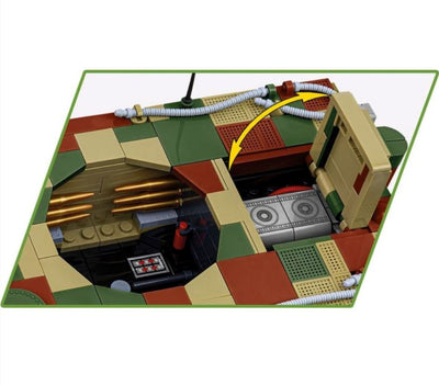Executive Edition Panzerkampfwagen VI Tiger Ausf. E.- COBI 2587 - 1207 brick tank Tank Cobi