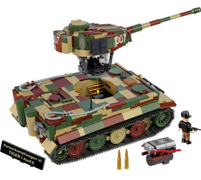Executive Edition Panzerkampfwagen VI Tiger Ausf. E.- COBI 2587 - 1207 brick tank Tank Cobi