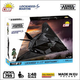 F-117 Nighthawk brick aircraft model - COBI 5903 - 798 bricks Planes Cobi