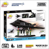 F-117 Nighthawk brick aircraft model - COBI 5903 - 798 bricks Planes Cobi