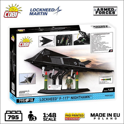 F-117 Nighthawk brick aircraft model - COBI 5903 - 798 bricks Planes Cobi