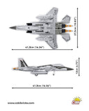 F-15EX Eagle II plane brick model - COBI 5900- 739 bricks Planes Cobi
