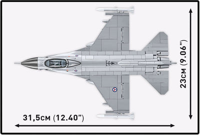 F-16 AM Fighting Falcon brick plane model - COBI 5913 - 499 bricks Planes Cobi