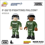 F-16D Fighting Falcon plane brick model - COBI 5914 - 438 bricks Planes Cobi