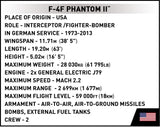 F-4F Phantom II brick plane model - COBI 5898 - 776 bricks Planes Cobi