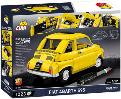 Fiat Abarth 595 brick model car - Cobi 24353 - 1223 bricks EXECUTIVE EDITION car Cobi