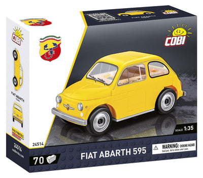 Fiat Abarth brick model car - COBI 24514 - 70 bricks car COBI