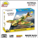 Fiat G55 Centauro brick plane model - COBI 5867 - 192 bricks Planes Cobi