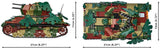 Flakpanzer IV Wirbelwind brick anti-aircraft gun model - COBI-2593 - 1195 bricks - Executive Edition Tank Cobi