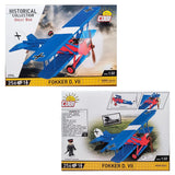 Fokker D. VII brick aircaft model WWI - COBI 2994 - 256 bricks Planes COBI