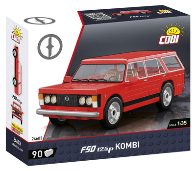 FSO 125P Combi brick model car - COBI 24603 - 90 bricks COBI