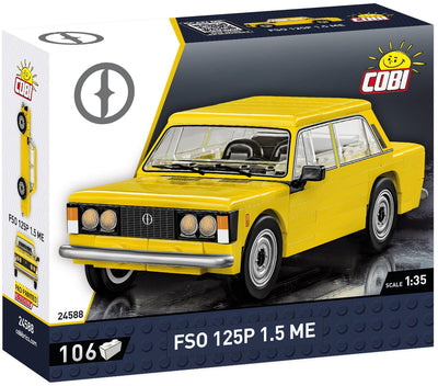 FSO125P 1.5ME brick model car - COBI 24588 - 106 bricks COBI