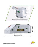 German bunker - Regelbau 667 - COBI 3136 - 642 bricks Architecture Cobi