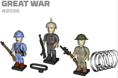 Great War figures - COBI 2056 - 35 bricks Parts Cobi