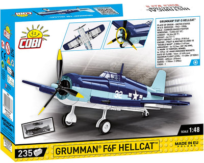 Grumman F6F Hellcat brick plane model - COBI 5883- 235 bricks Planes Cobi