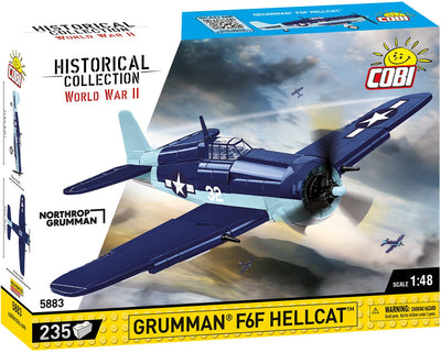 Grumman F6F Hellcat brick plane model - COBI 5883- 235 bricks Planes Cobi