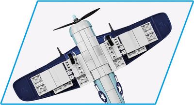 Grumman F6F Hellcat brick plane model - COBI 5883- 235 bricks Planes Cobi