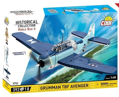 Grumman TBF Avenger brick plane model - COBI 5752- 388 bricks Planes Cobi