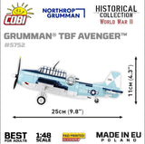 Grumman TBF Avenger brick plane model - COBI 5752- 392 bricks Planes Cobi