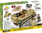 Half-track Sd. Kfz. 251/10 - COBI 3130 - 500 bricks Other Military Cobi