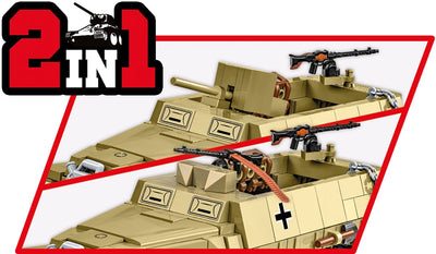 Half-track Sd. Kfz. 251/10 - COBI 3130 - 500 bricks Other Military Cobi