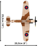 Hawker Hurricane MK.1 brick plane model - COBI 5866 - 138 bricks Planes Cobi