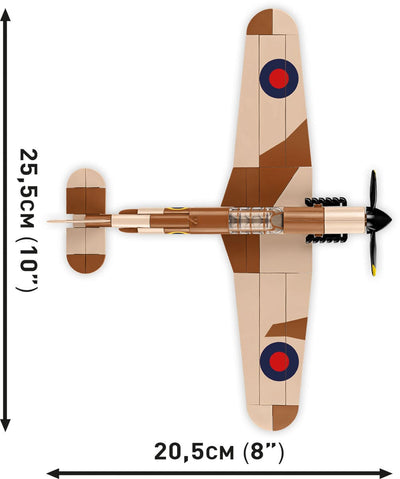 Hawker Hurricane MK.1 brick plane model - COBI 5866 - 138 bricks Planes Cobi