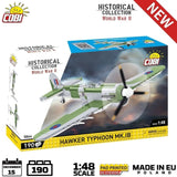 Hawker Typhoon brick plane model - COBI 5864 - 186 bricks Planes Cobi