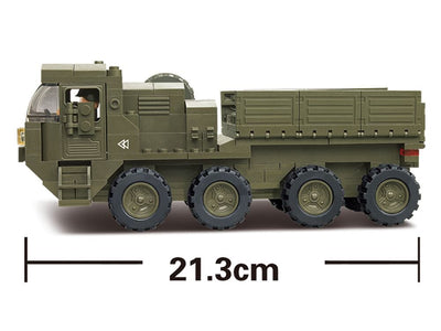 Heavy Transporter brick model - Sluban M38-B0302 - 308 bricks Tank SLUBAN