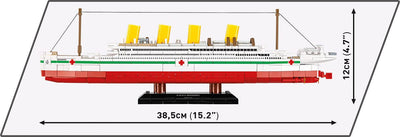 HMHS Britannic brick model ship - COBI 1681 - 636 bricks Ship Cobi
