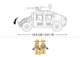 Hummer H2 assault vehicle brick model - Sluban M38-B0837 - 265 bricks Tank SLUBAN