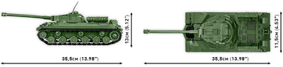 IS-3 Soviet brick tank model - COBI-2590 - 1170 bricks - 1:28 scale Tank Cobi
