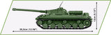 IS-3 Soviet brick tank model - COBI-2590 - 1170 bricks - 1:28 scale Tank Cobi