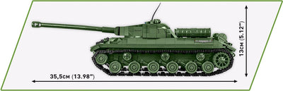 IS-3 Soviet brick tank model - COBI-2590 - 1170 bricks - 1:28 scale Tank Cobi