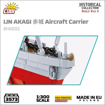 Japanese Akagi - COBI 4851 - 3573 brick aircraft carrier Ship Cobi