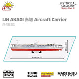 Japanese Akagi - COBI 4851 - 3573 brick aircraft carrier Ship Cobi