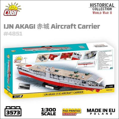 Japanese Akagi - COBI 4851 - 3573 brick aircraft carrier Ship Cobi