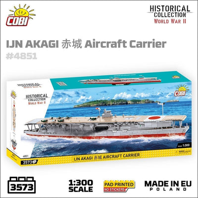 Japanese Akagi - COBI 4851 - 3573 brick aircraft carrier Ship Cobi